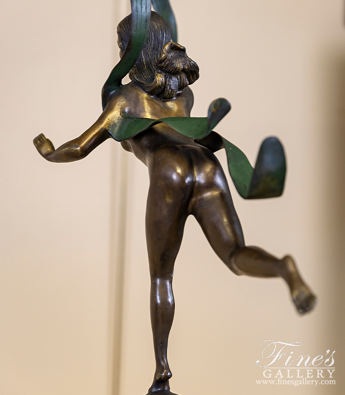 Bronze Statues  - Bronze Statue Of Girl Dancing - BS-212