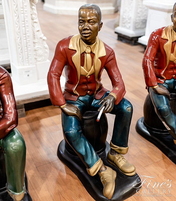 Bronze Statues  - Jazz Man Bronze Statue - Rare & Collectible - BS-462