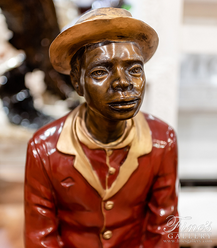 Bronze Statues  - Jazz Man Bronze Statue - BS-462