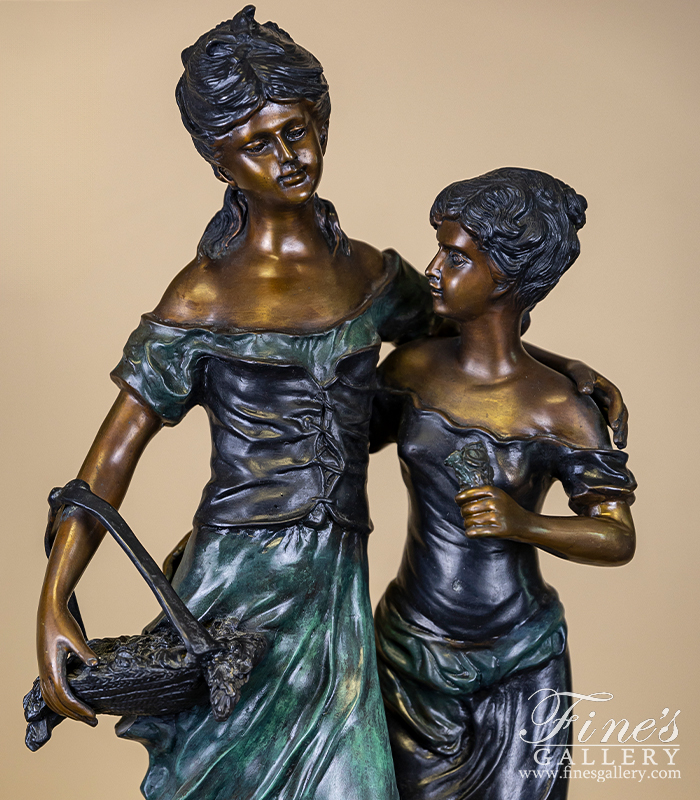 Bronze Statues  - Bronze Sisters Statue - BS-739