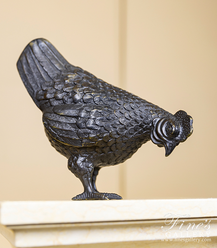 Bronze Statues  - Bronze Chicken Statue - BS-828