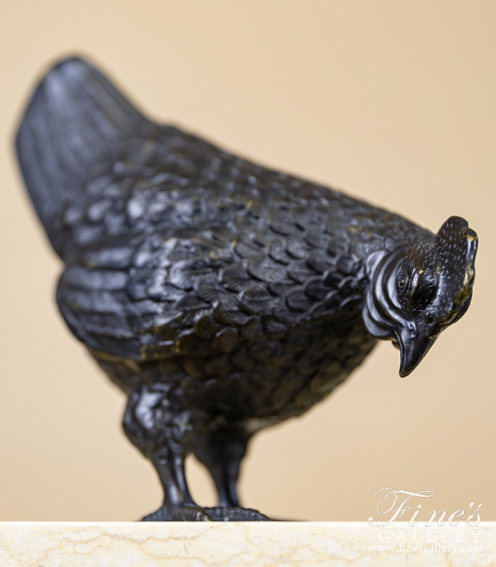 Bronze Statues  - Bronze Chicken Statue - BS-828