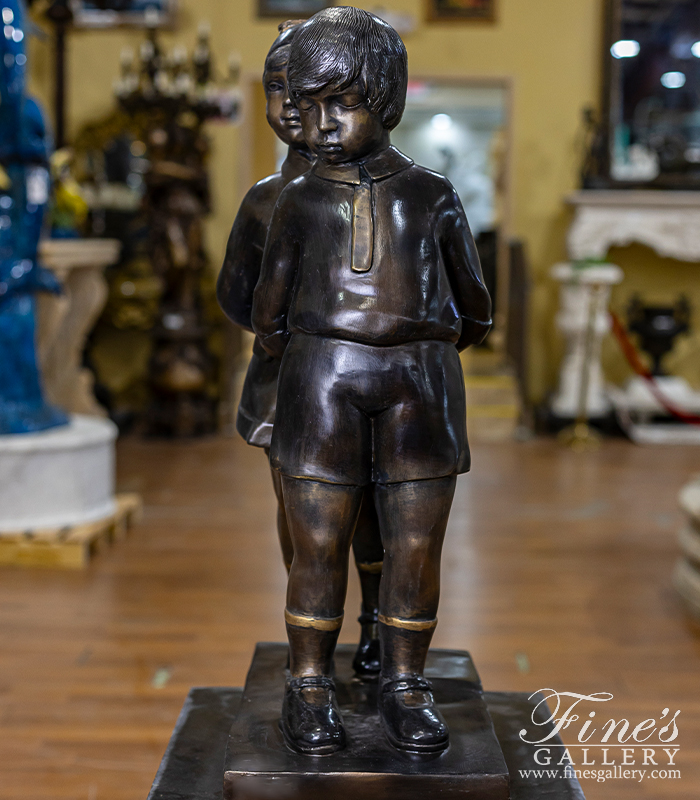 Search Result For Bronze Statues  - Playful Children Bronze Statue - BS-874