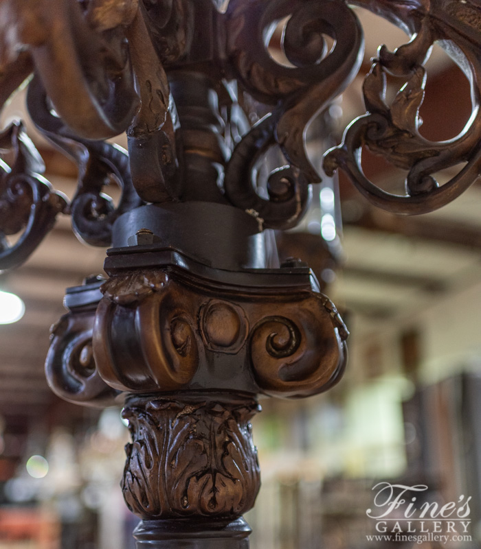 Lighting Lamposts  - Regal Lion Head Themed Lamp Post - LMP-035