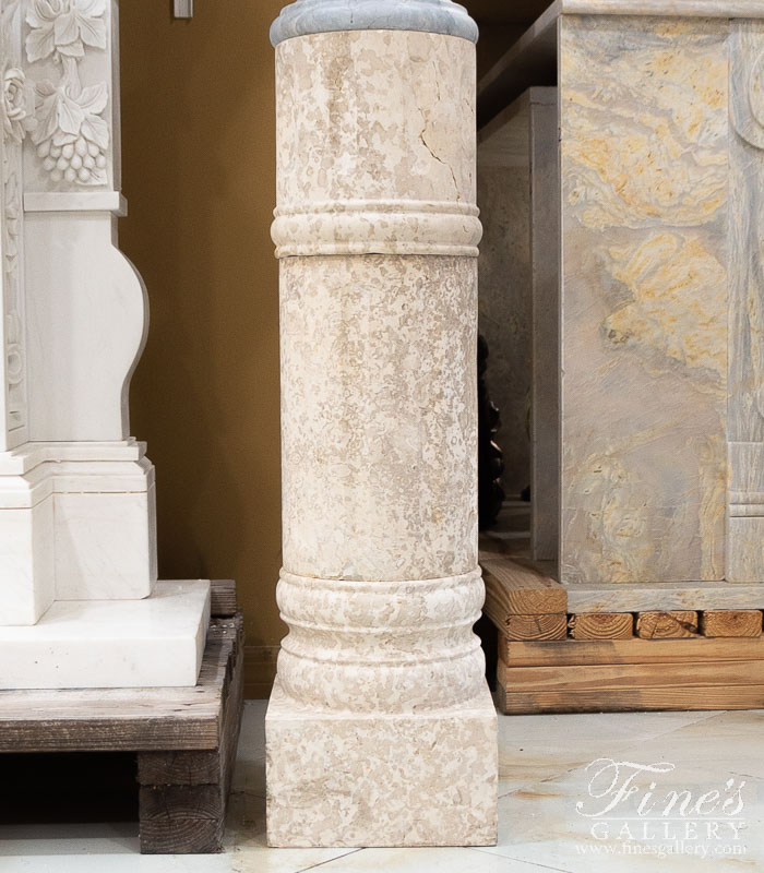 Marble Bases  - Italian Perlato Marble Base Pair - MBS-131