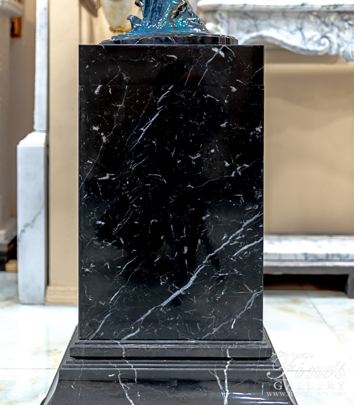 Marble Bases  - Polished Marquina Marble Bases - MBS-212