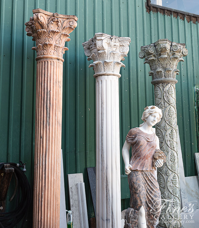 Marble Columns  - Round Marble Column - MCOL-106