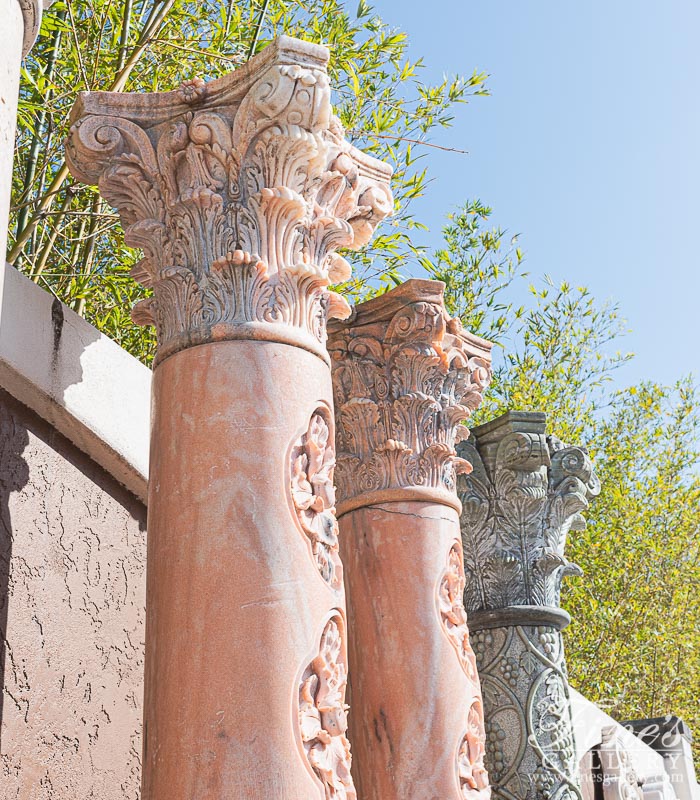 Marble Columns  - Ornate Decor Marble Column - MCOL-287