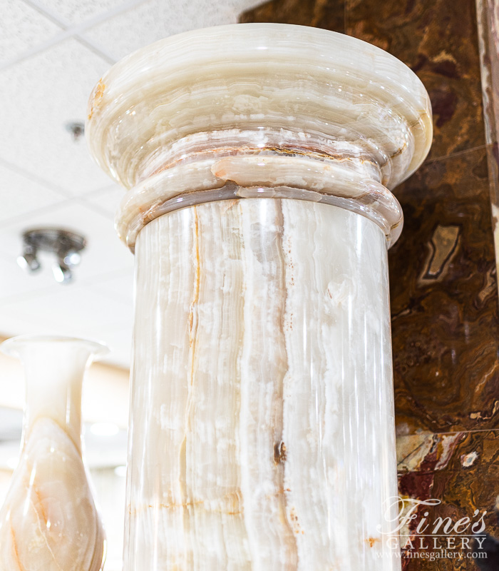 Marble Columns  - Tuscan Style Onyx Column - MCOL-319