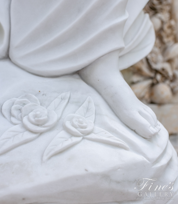 Search Result For Marble Memorials  - Marble Angel Statue - MEM-399