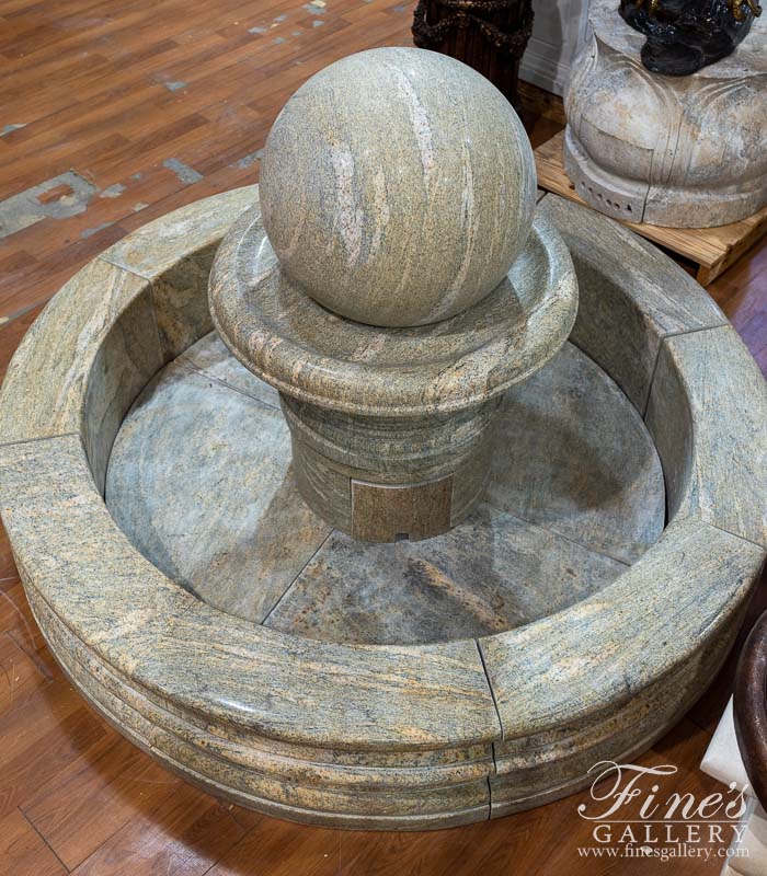 Marble Fountains  - Rotating Granite Fountain - MF-1126