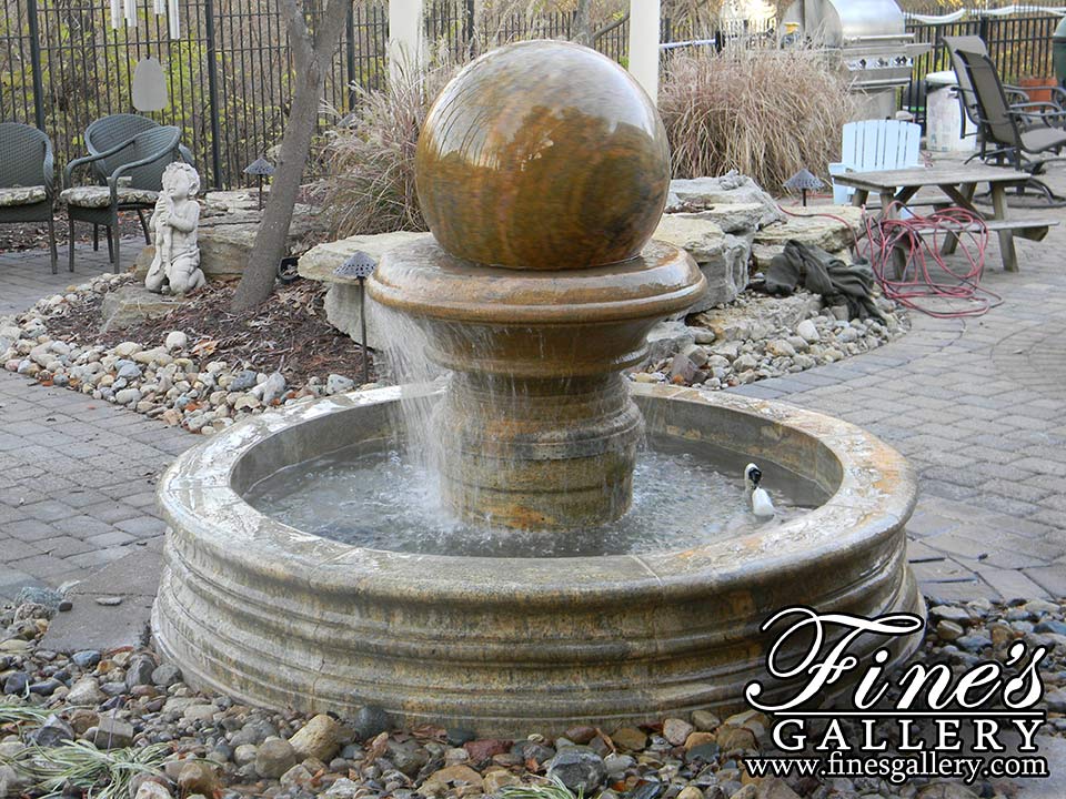 Search Result For Marble Fountains  - Rotating Granite Fountain - MF-1126