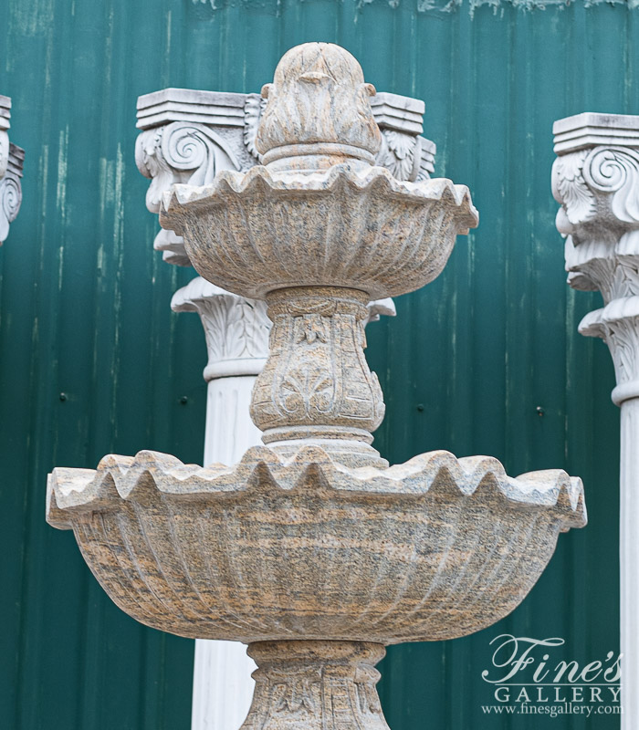 Marble Fountains  - Luxury Granite Garden Fountain - MF-1177