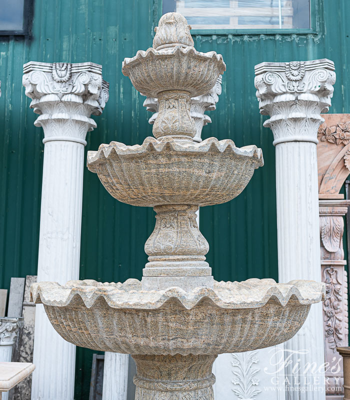 Search Result For Marble Fountains  - Luxury Granite Garden Fountain - MF-1177