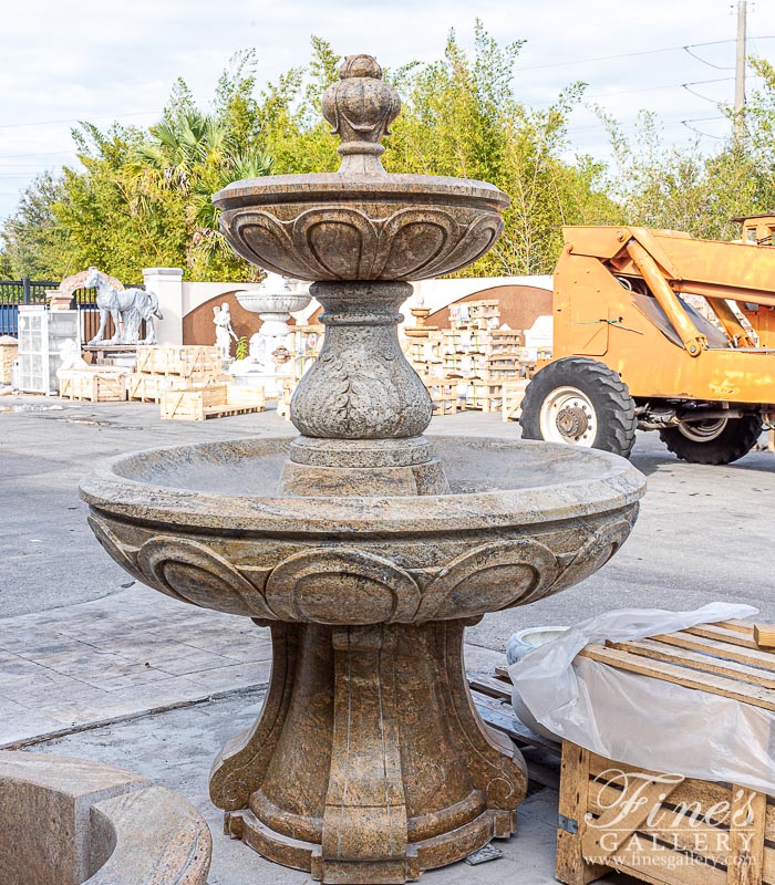 Marble Fountains  - Granite Garden Fountain - MF-1247