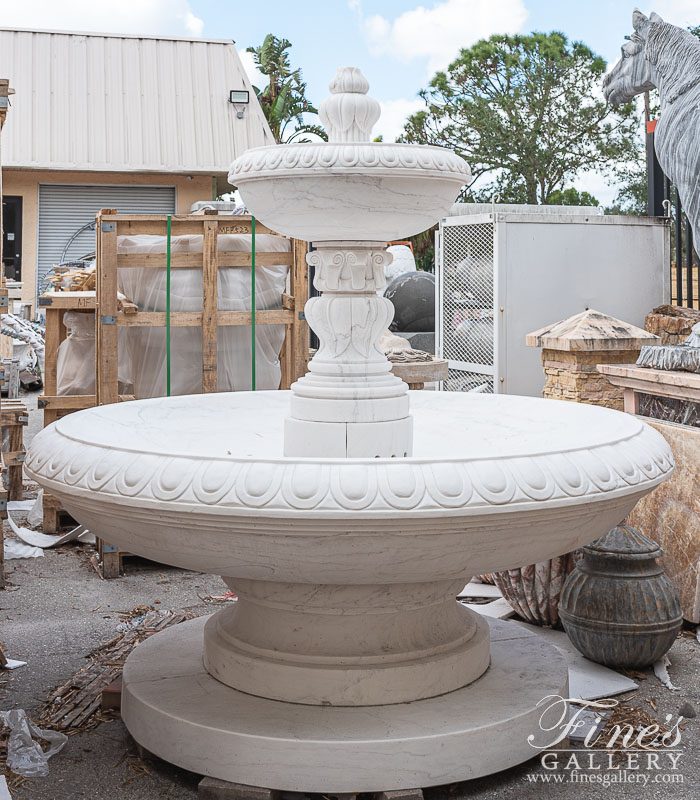 Search Result For Marble Fountains  - Statuary White Marble Fountain - MF-1320