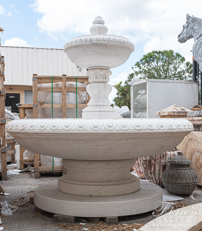 Search Result For Marble Fountains  - Statuary White Marble Fountain - MF-1320