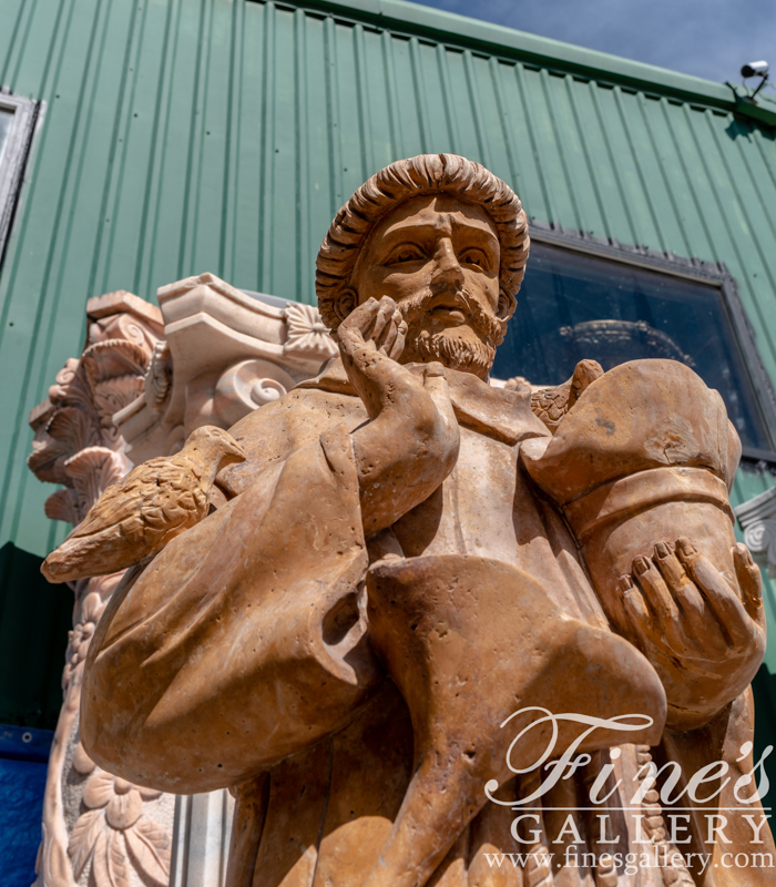 Marble Fountains  - Saint Francis Of Assisi Fountain - MF-1414