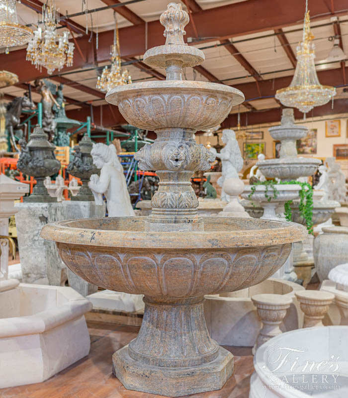 Search Result For Marble Fountains  - Antique Gold Granite Garden Fountain - MF-1577