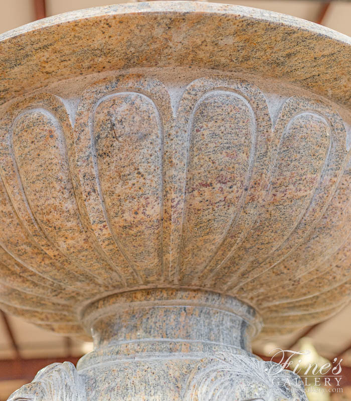 Search Result For Marble Fountains  - Antique Gold Granite Garden Fountain - MF-1577