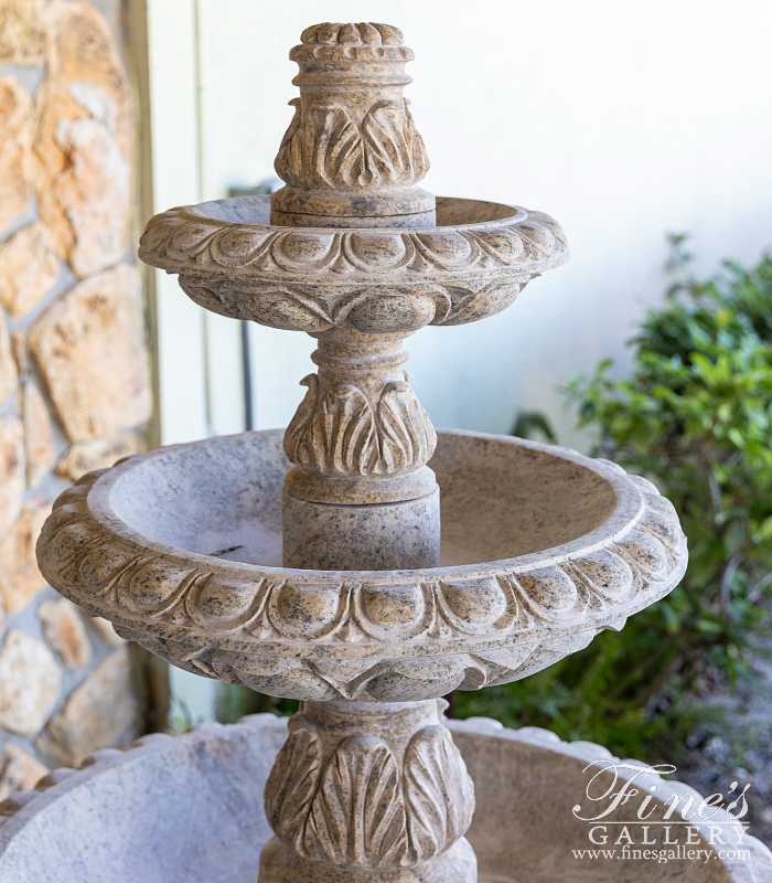 Search Result For Marble Fountains  - Grecian Gardens Granite Fountain - MF-1584