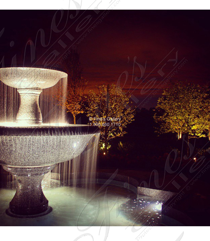 Search Result For Marble Fountains  - Luxurious Granite Rains Garden Fountain - MF-1615