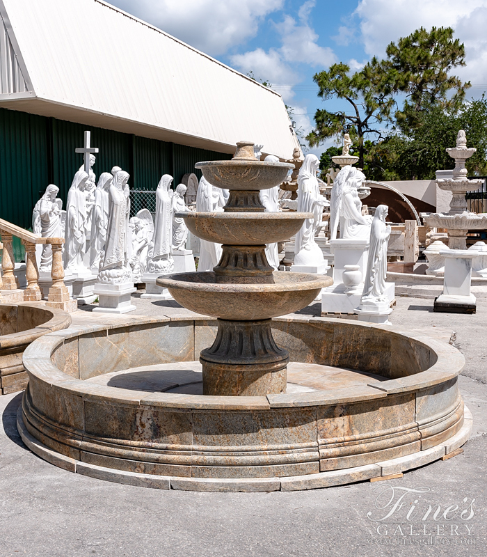 Marble Fountains  - Transitional Granite Fountain - MF-1683