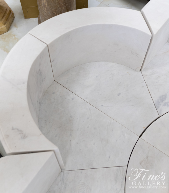 Search Result For Marble Fountains  - Two Tiered White Marble Fountain - MF-1709