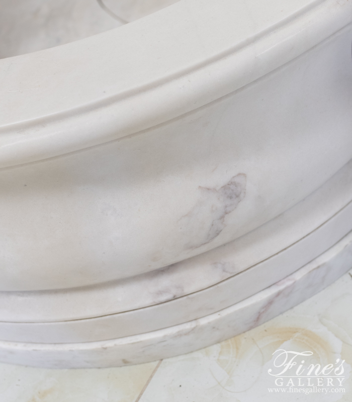 Search Result For Marble Fountains  - Two Tiered White Marble Fountain - MF-1709