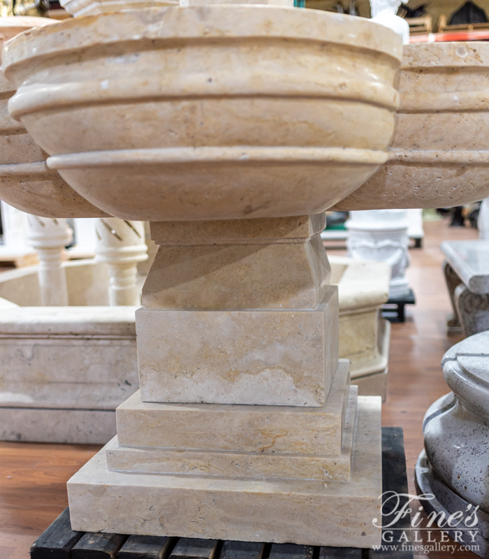 Marble Fountains  - Old World Beige Marble Fountain - MF-1724