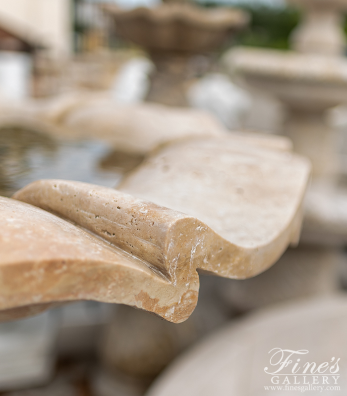 Marble Fountains  - Rustic Marble Garden Fountain - MF-1728