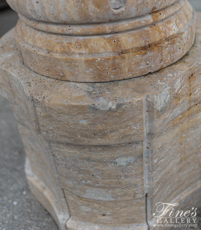 Marble Fountains  - Rustic Marble Garden Fountain - MF-1728