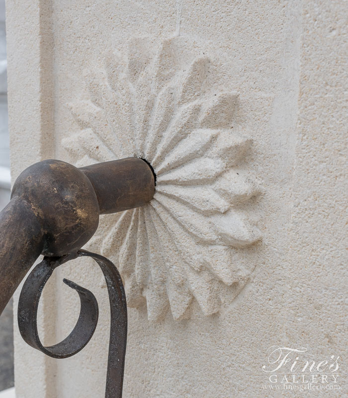 Marble Fountains  - French Limestone Countryside Fountain - MF-1944