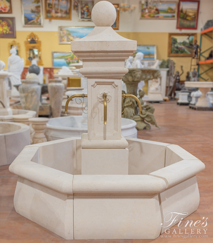 Marble Fountains  - Luxurious French Limestone Countryside Fountain - MF-2007
