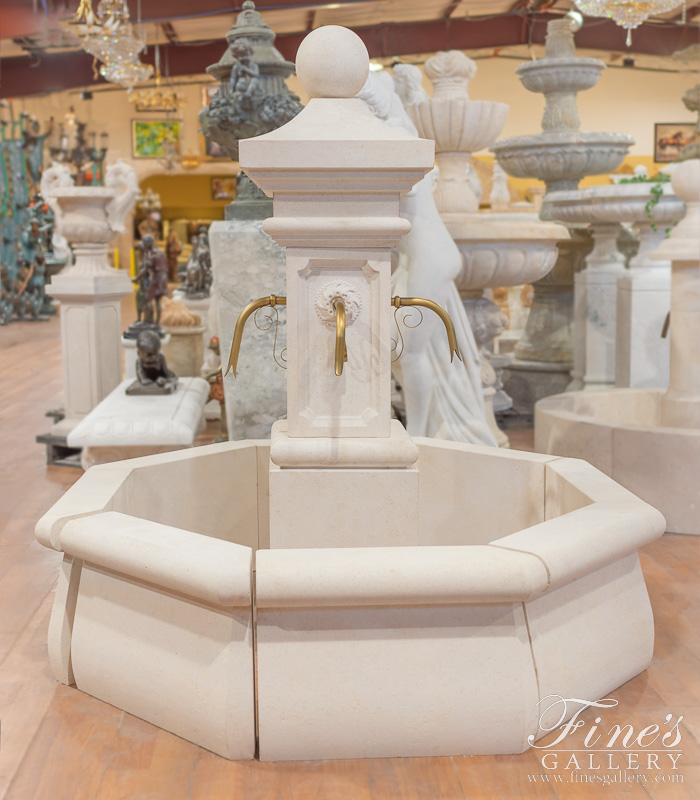 Marble Fountains  - Luxurious French Limestone Countryside Fountain - MF-2007