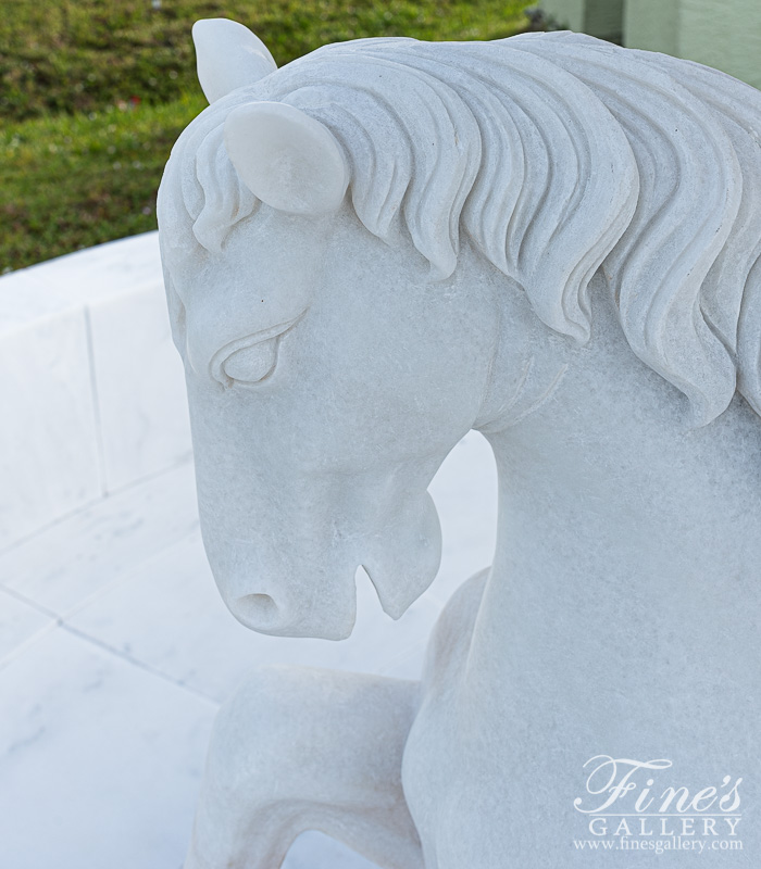 Marble Fountains  - Pegasus Marble Fountain - MF-2029