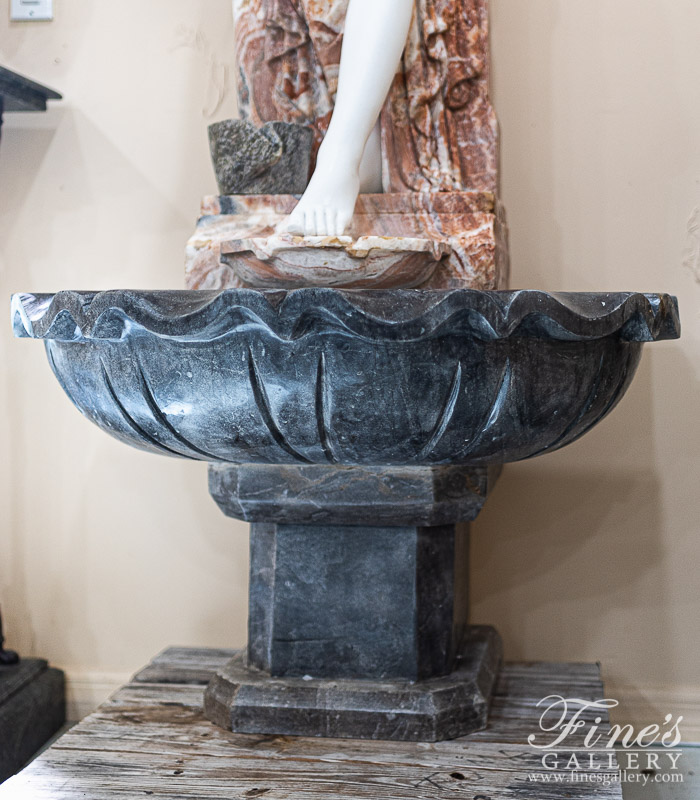 Marble Fountains  - Victorian Lady Marble Fountain - MF-2065