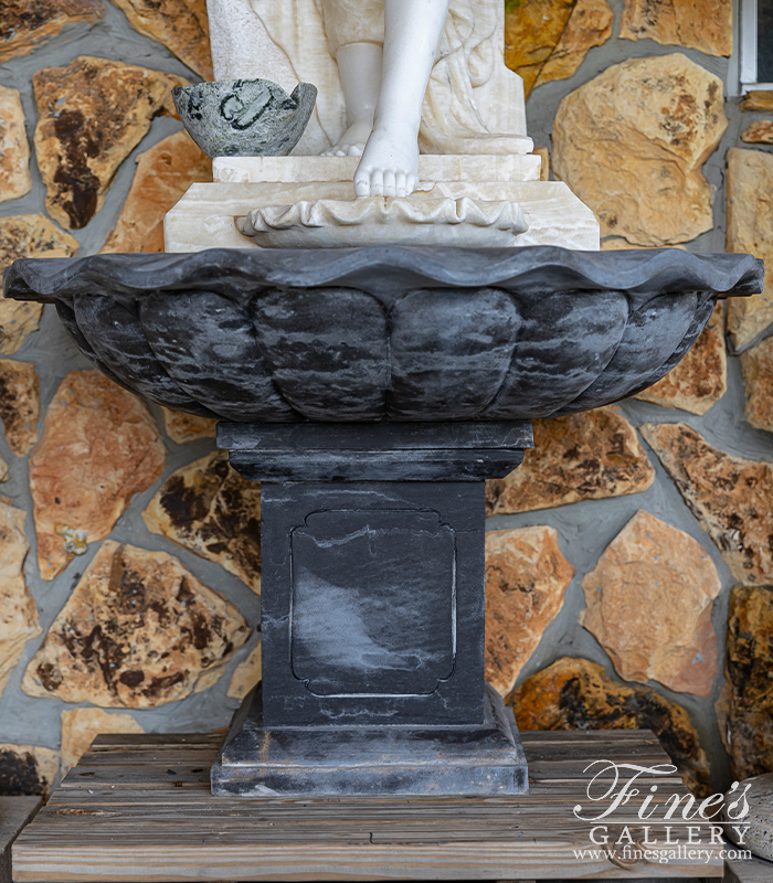 Marble Fountains  - Victorian Lady Marble Fountain In Light Onyx - MF-2216
