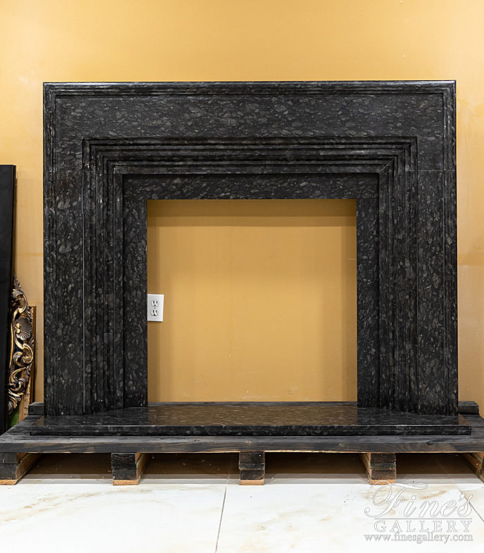 Fireplace s  - Black Pearl Granite Mantel - MFP-1591