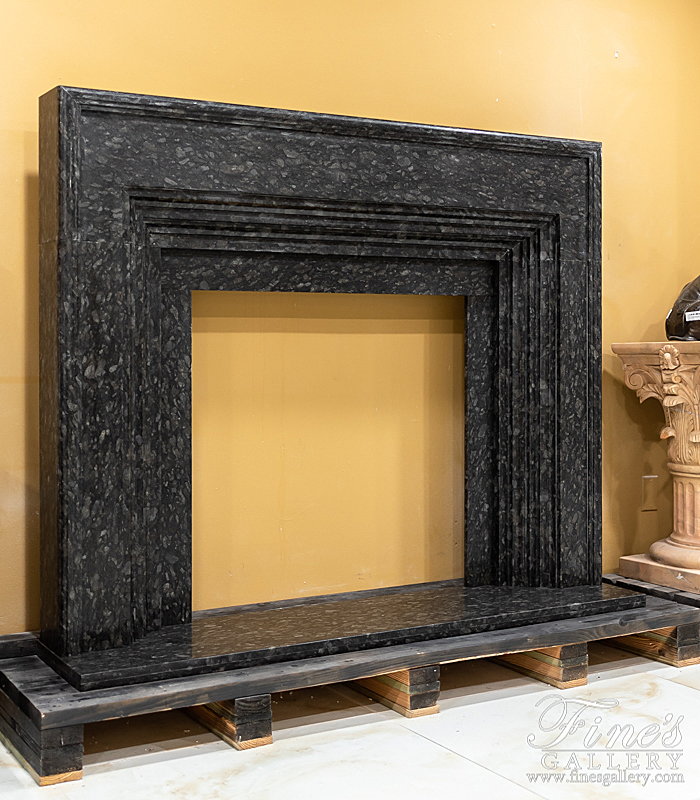 Fireplace s  - Black Pearl Granite Mantel - MFP-1591