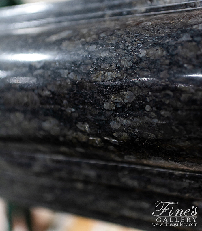 Marble Fireplaces  - Black Pearl Granite Mantel - MFP-1592