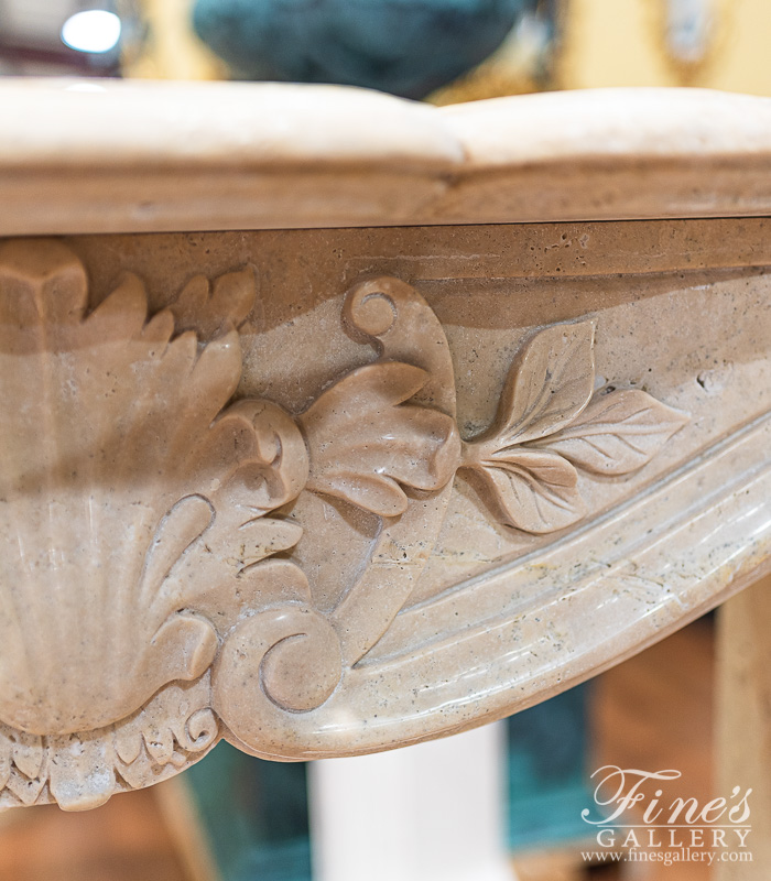 Marble Fireplaces  - Traditional French Mantel - MFP-1757