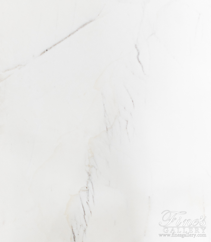 Marble Fireplaces  - Classic Statuary White Marble Fireplace - MFP-1787