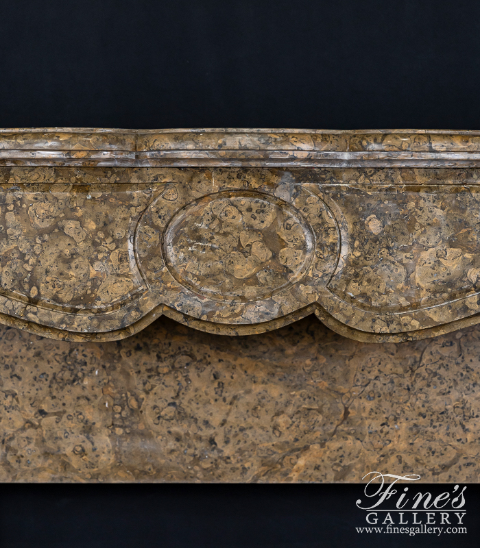 Marble Fireplaces  - Rosso Verona Italian Marble Mantel - MFP-1805