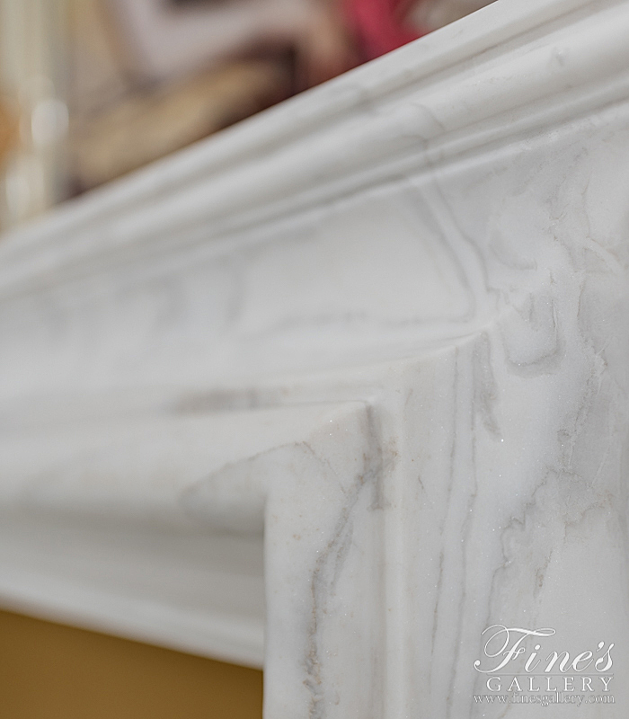 Marble Fireplaces  - Statuary White Bolection Surround - MFP-1813