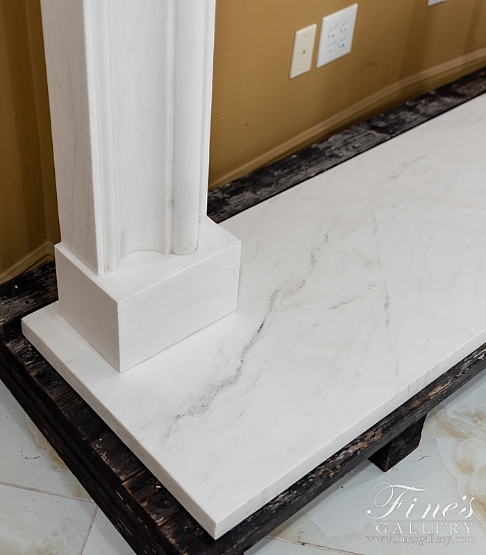 Marble Fireplaces  - Statuary White Bolection Surround - MFP-1813