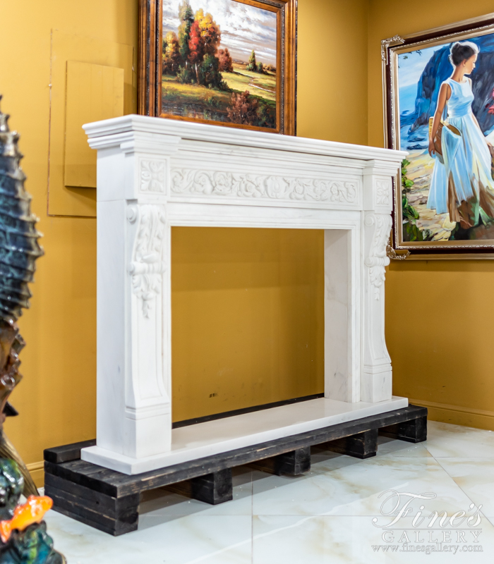 Marble Fireplaces  - Luxurious Regency Marble Firep - MFP-1879