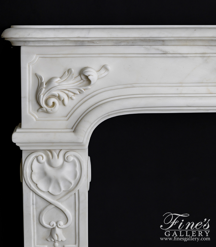 Marble Fireplaces  - European Style Marble Fireplace - MFP-1910