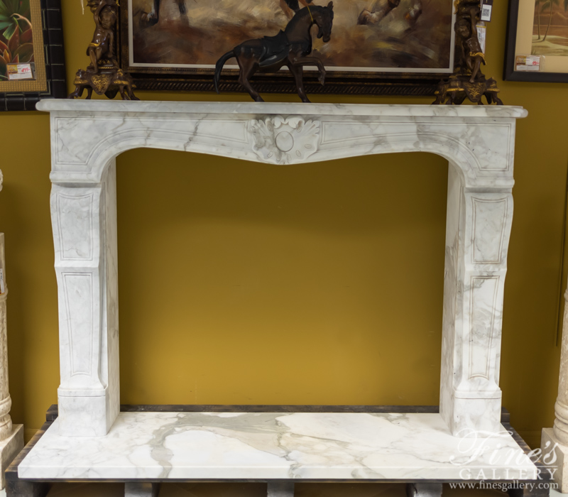 Marble Fireplaces  - Antique French Provincial Style Calacatta Surround - MFP-1962