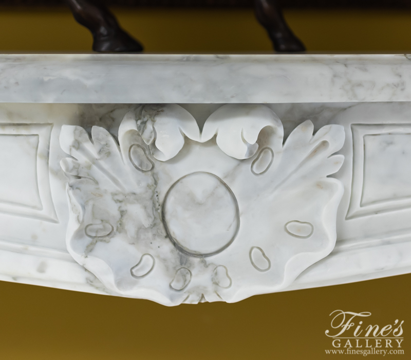 Marble Fireplaces  - Antique French Provincial Style Calacatta Surround - MFP-1962